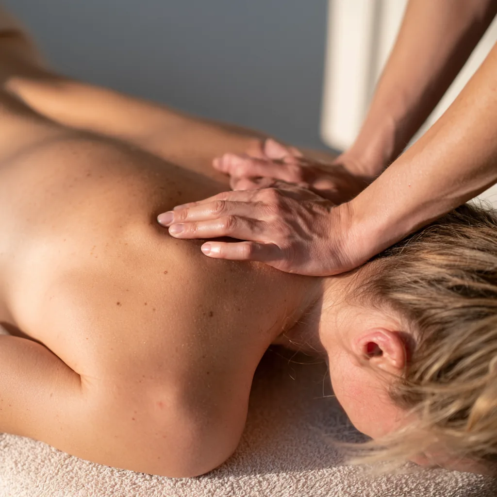 Nacken- und Schultermassage bei Feminity Oberkassel in Düsseldorf-Oberkassel